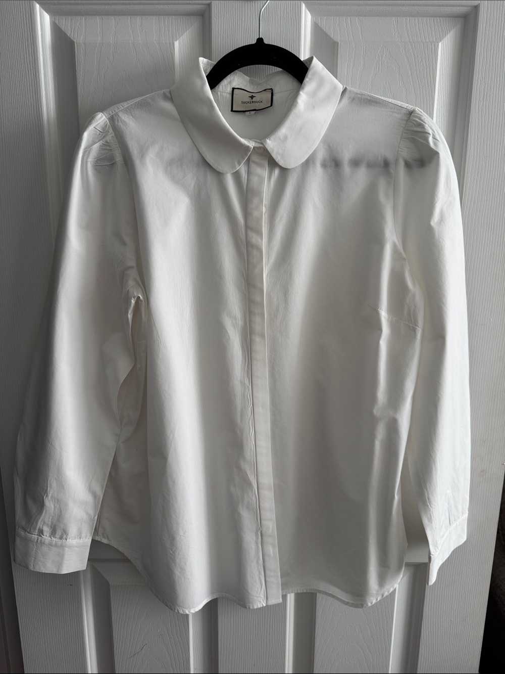 Tuckernuck White Peter Pan Collar Button-Down Shirt